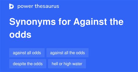 defy the odds synonym|defy the odds .
